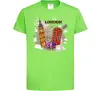 Дитяча футболка Hello England Лаймовий фото
