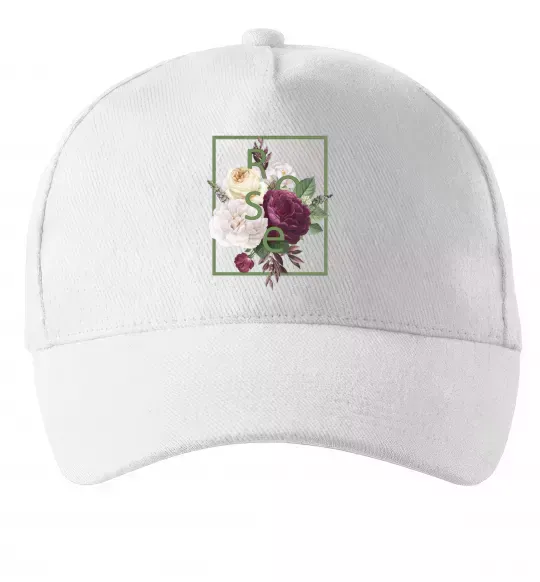 Кепка Розы Белый фото