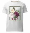 Чоловіча преміум футболка Розы Білий фото
