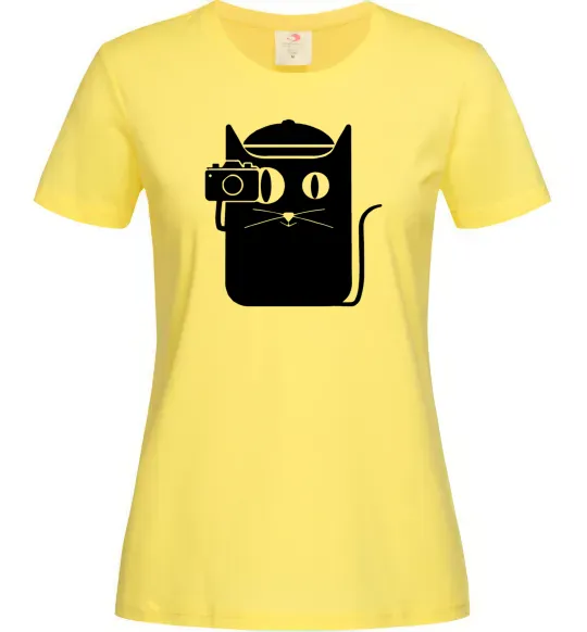 Женская футболка Кото фото Лимонный фото