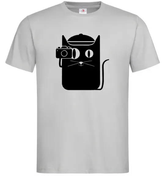 Мужская футболка Кото фото Серый фото