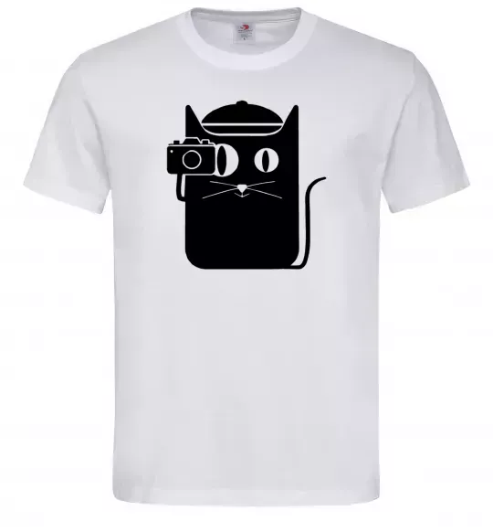 Мужская футболка Кото фото Белый фото