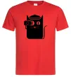 Мужская футболка Кото фото Красный фото