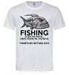 Чоловіча футболка Fishing is like the mafia Білий фото