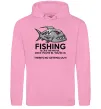 Жіноча толстовка (худі) Fishing is like the mafia Рожевий фото