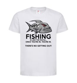 Детская футболка Fishing is like the mafia