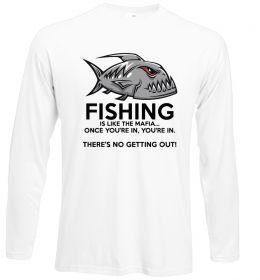 Лонгслів Fishing is like the mafia Лонгслів Fishing is like the mafia