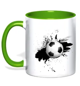 Чашка з кольоровою ручкою