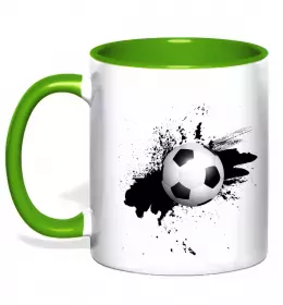 Чашка с цветной ручкой