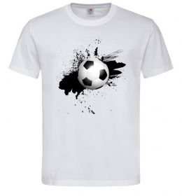 Мужская футболка Футбольчик бризки Мужская футболка Футбольчик бризки