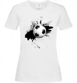 Женская футболка Soccer mom Белый фото