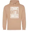 Чоловіча толстовка (худі) Straight outta Odessa Пісочний Чоловіча толстовка (худі) Straight outta Odessa Пісочний фото