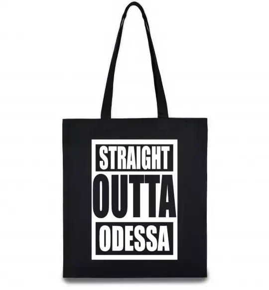 Эко-сумка Straight outta Odessa Черный фото