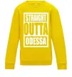 Детский Свитшот Straight outta Odessa Солнечно желтый фото