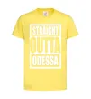 Детская футболка Straight outta Odessa Лимонный фото