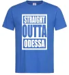 Чоловіча футболка Straight outta Odessa Яскраво-синій фото