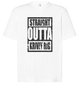 Футболка Оверсайз Straight outta Kriviy Rig