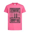 Дитяча футболка Straight outta Kriviy Rig Яскраво-рожевий фото