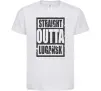 Детская футболка Straight outta Lugansk Белый фото