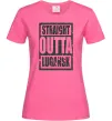 Жіноча футболка Straight outta Lugansk Яскраво-рожевий Жіноча футболка Straight outta Lugansk Яскраво-рожевий фото
