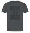 Мужская футболка Straight outta Lugansk Графит фото