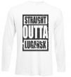 Реглан Straight outta Lugansk Белый фото