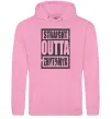Жіноча толстовка (худі) Straight outta Zhytomyr Рожевий фото