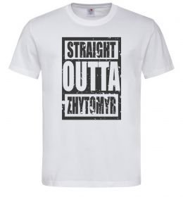 Мужская футболка Straight outta Zhytomyr Мужская футболка Straight outta Zhytomyr