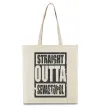 Еко-сумка Straight outta Sevastopol Бежевий фото