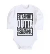 Детский боди Straight outta Sevastopol Белый фото