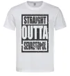 Чоловіча футболка Straight outta Sevastopol Білий фото