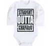 Детский боди Straight outta Kharkov Белый фото