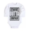 Дитячий бодік Straight outta Kharkov Білий фото