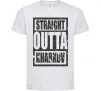 Дитяча футболка Straight outta Kharkov Білий фото