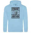 Жіноча толстовка (худі) Straight outta Kherson Блакитний фото