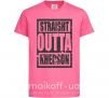 Дитяча футболка Straight outta Kherson Яскраво-рожевий фото