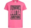 Дитяча футболка Straight outta Kherson Яскраво-рожевий Дитяча футболка Straight outta Kherson Яскраво-рожевий фото