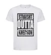 Дитяча футболка Straight outta Kherson Білий фото