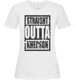 Жіноча футболка Straight outta Kherson