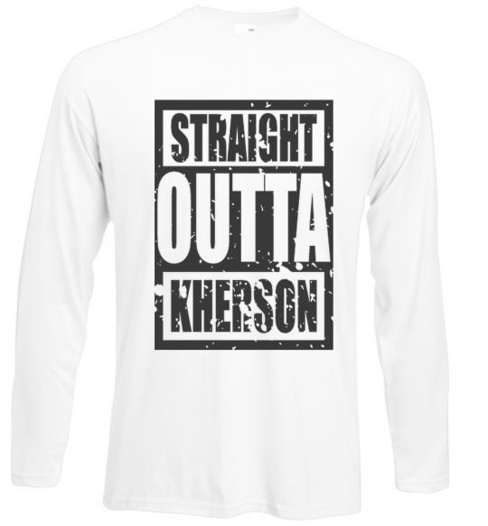 Реглан Straight outta Kherson Белый фото