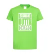 Детская футболка Straight outta Dnipro Лаймовый фото