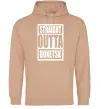 Чоловіча толстовка (худі) Straight outta Donetsk Пісочний Чоловіча толстовка (худі) Straight outta Donetsk Пісочний фото