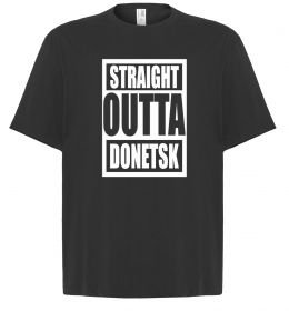 Футболка Оверсайз Straight outta Donetsk