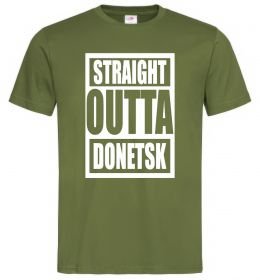 Мужская футболка Straight outta Donetsk
