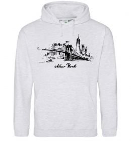 Мужская толстовка (худи) New York bridge