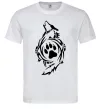 Чоловіча футболка Вовк символ Білий фото