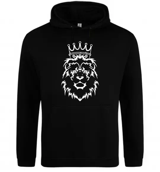Жіноча толстовка (худі) Лев король Чорний фото