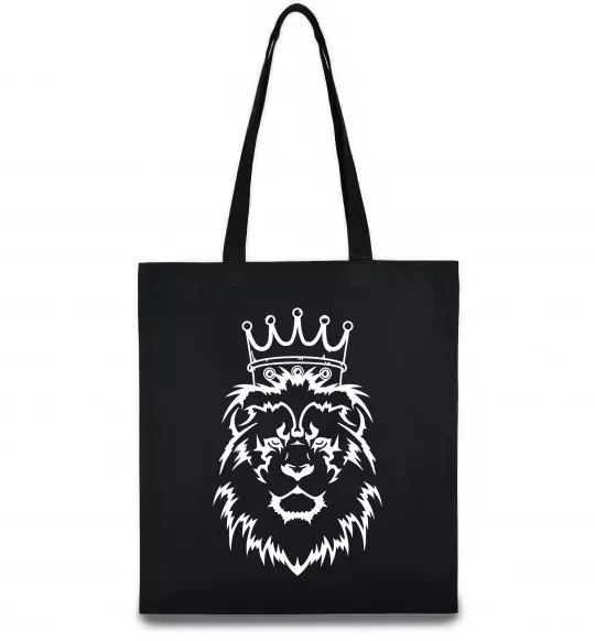 Еко-сумка Лев король Чорний фото
