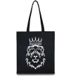 Еко-сумка Лев король Чорний фото