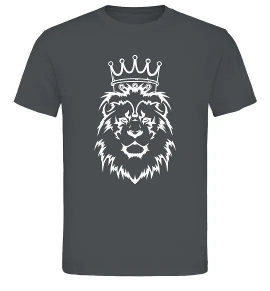 Мужская футболка Лев король Графит фото